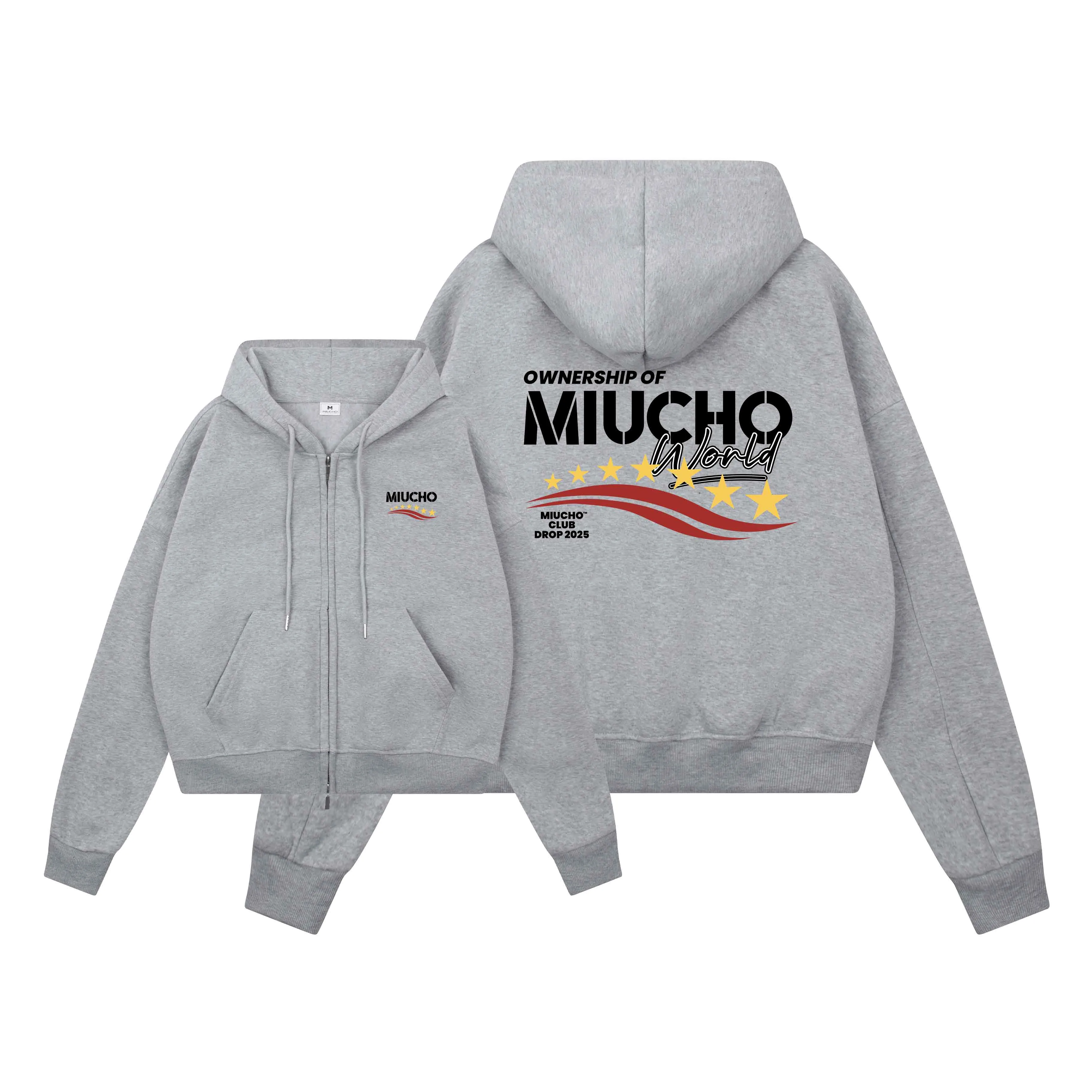 Áo hoodie zip form boxy local brand Miucho 2628 chất vải nỉ bông cao cấp thoáng mát dày dặn in mix_thumbnail_0