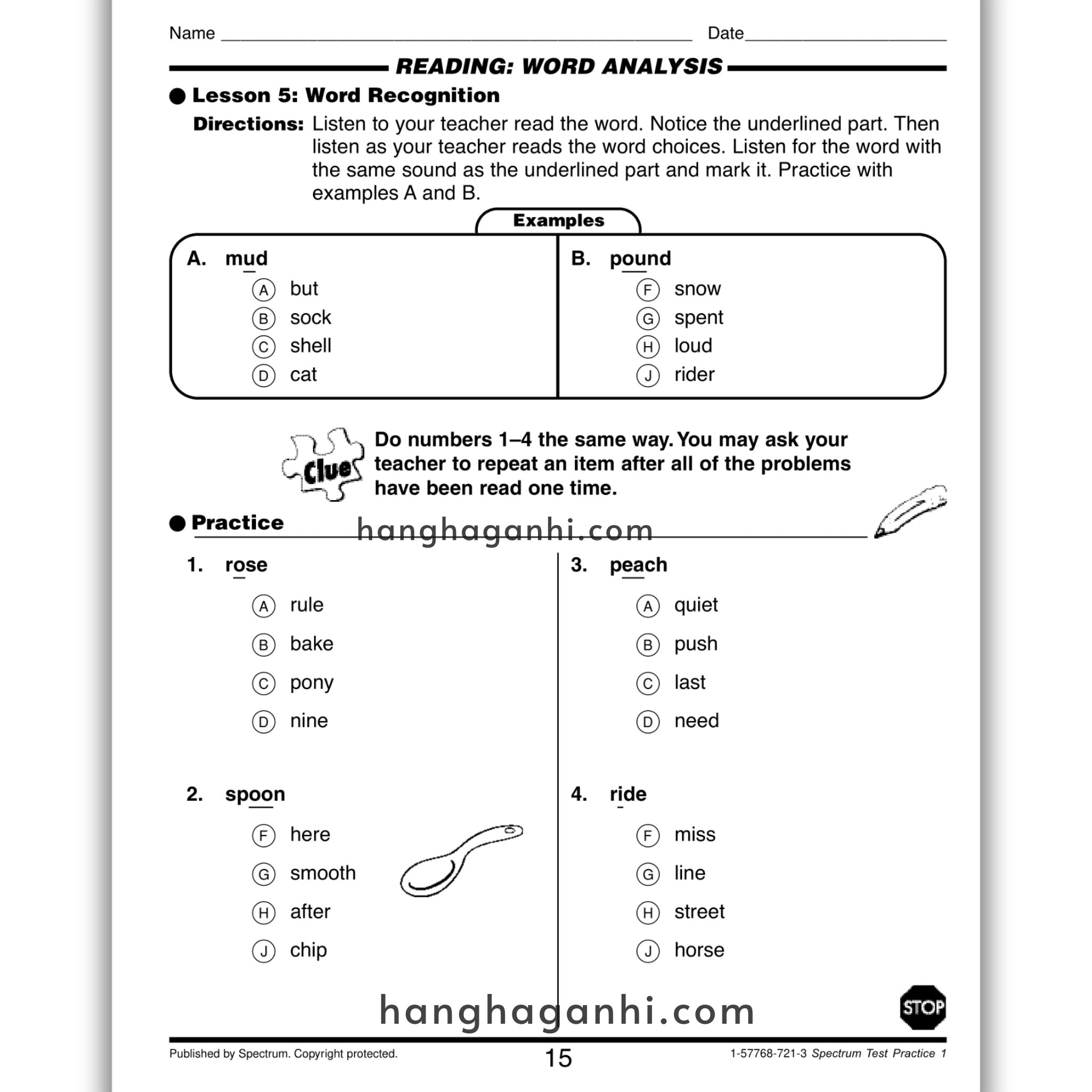 Sách Spectrum Test Practice Workbook Grade 1_thumbnail_13