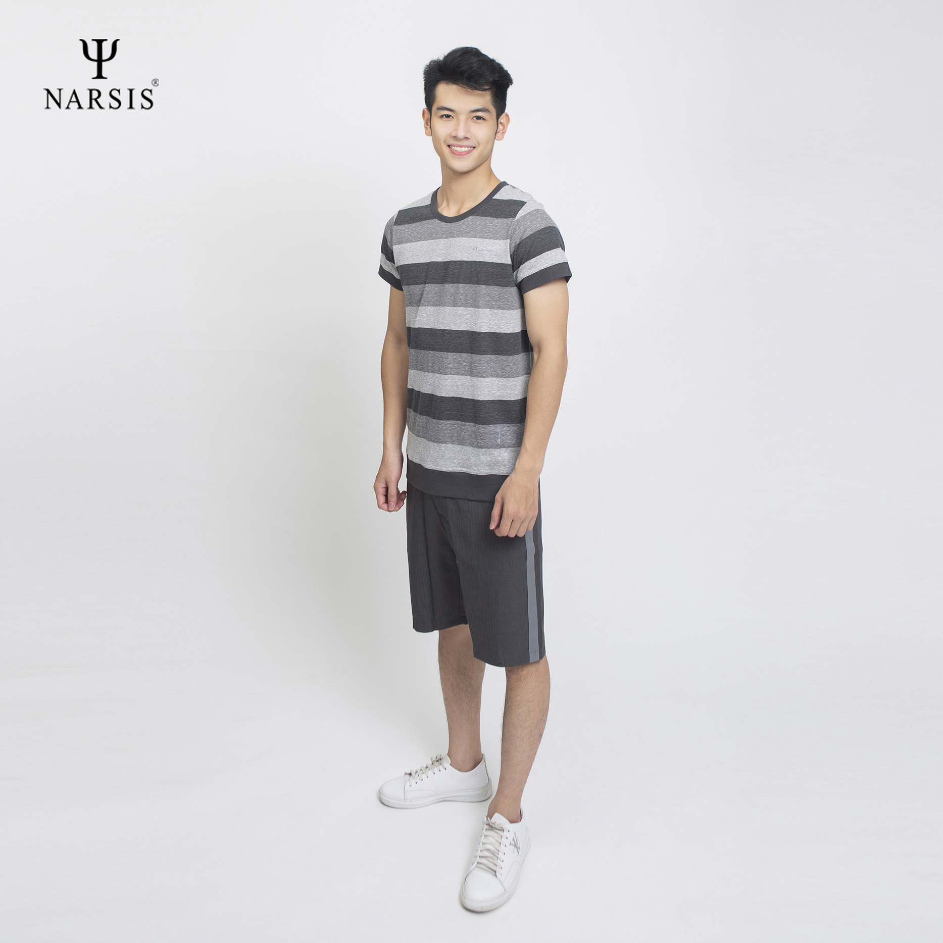 ÁO PHÔNG NAM D5019 NARSIS CHẤT LIỆU THOÁNG MÁT, DỄ CHỊU, THOẢI MÁI CẢ NGÀY, DỄ VẬN ĐỘNG