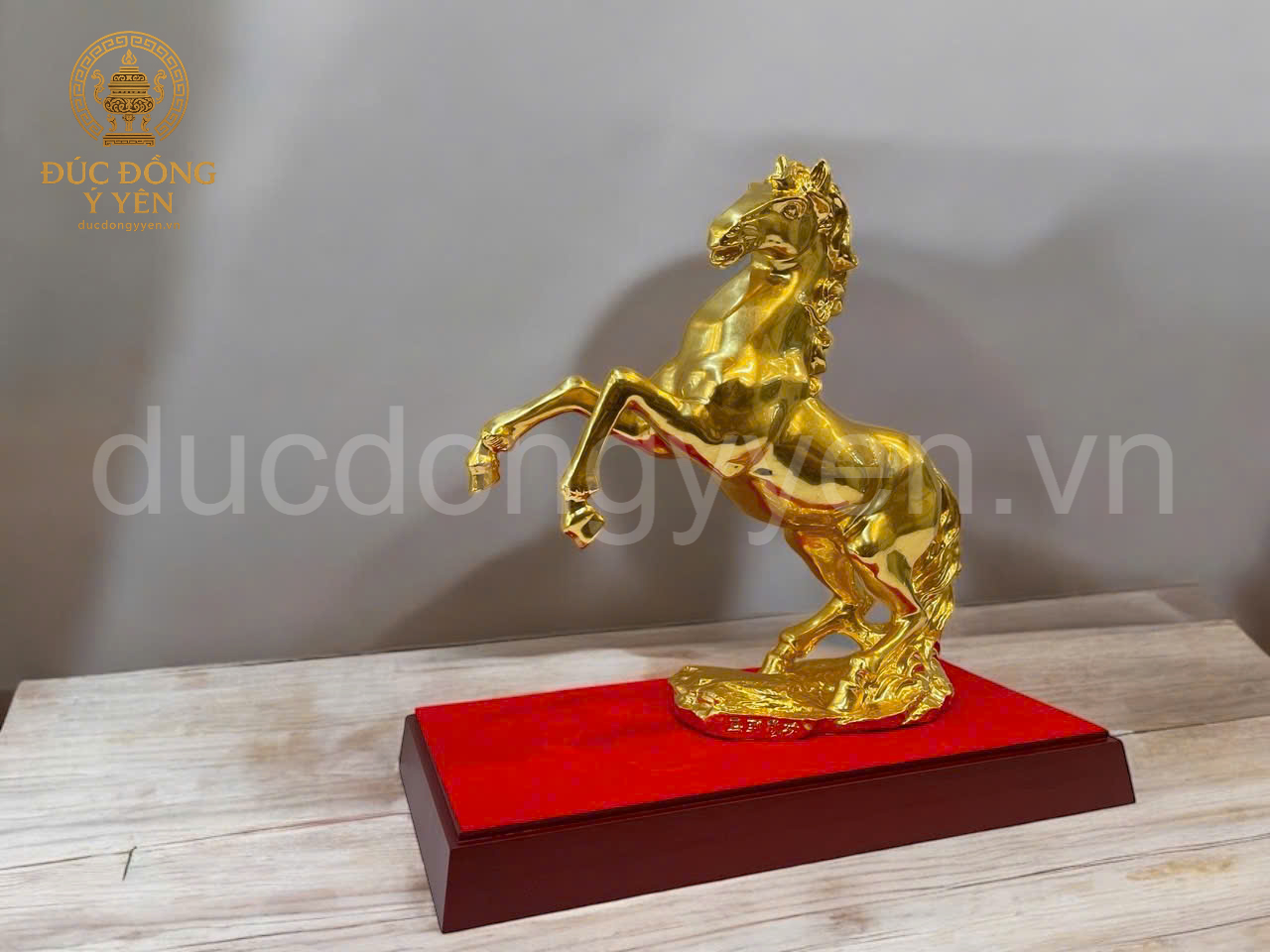 Tượng ngựa phong thủy thiếp vàng 9999_thumbnail_1