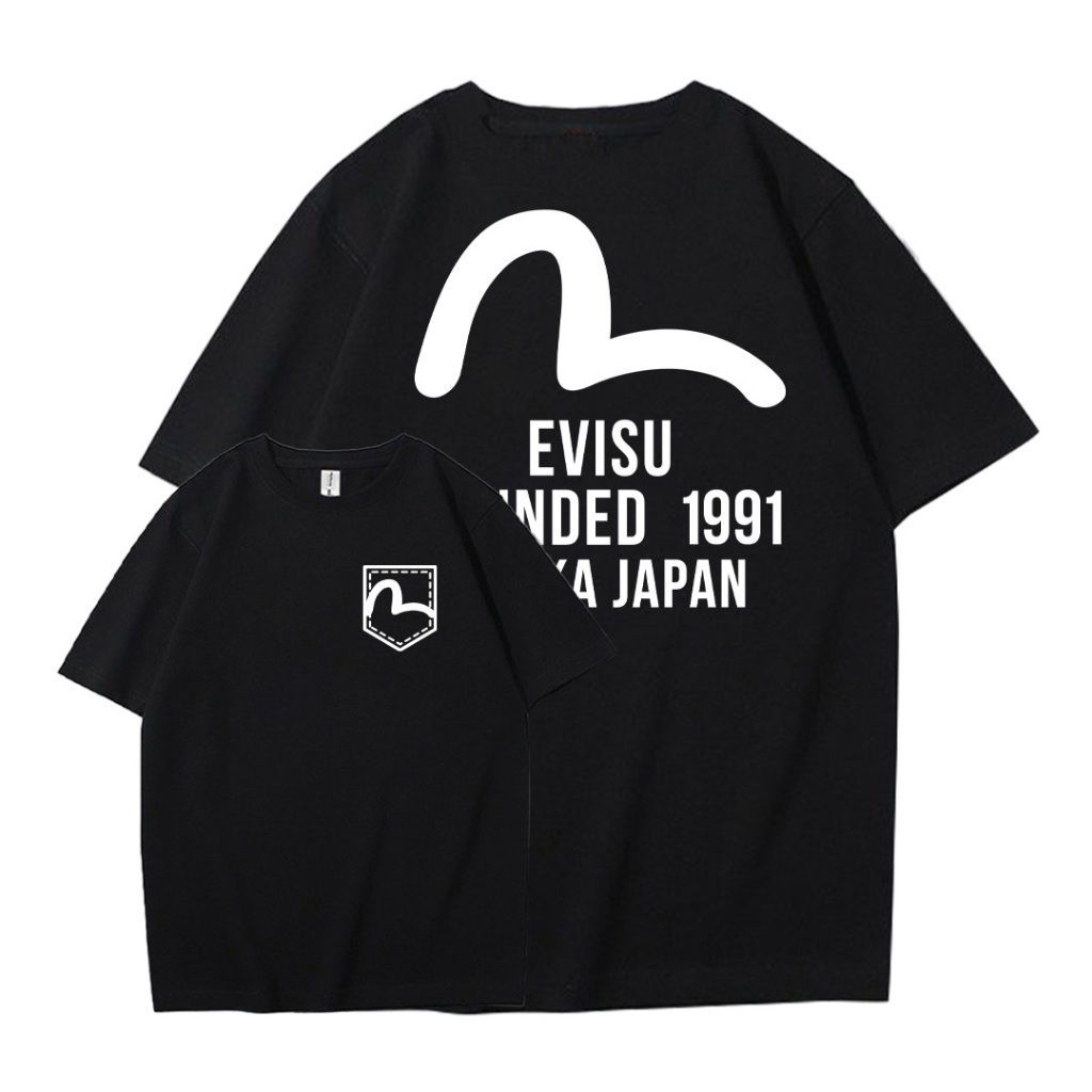 Áo thun nam evisu form rộng local brand ATD871 Miucho Iconic tay ngắn vải cotton cổ tròn in mix_thumbnail_0