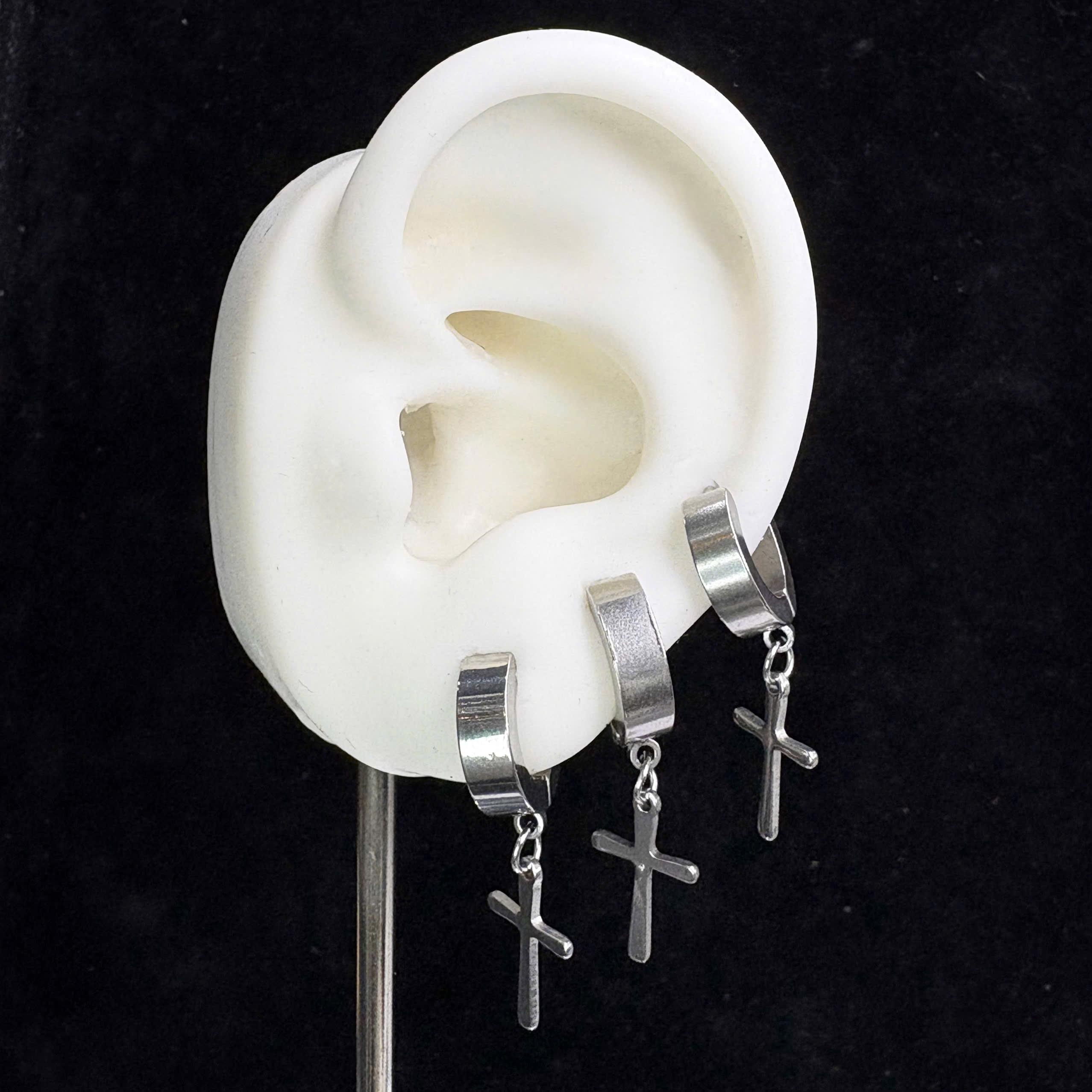 Khuyên vòng kiểu thánh giá nhỏ