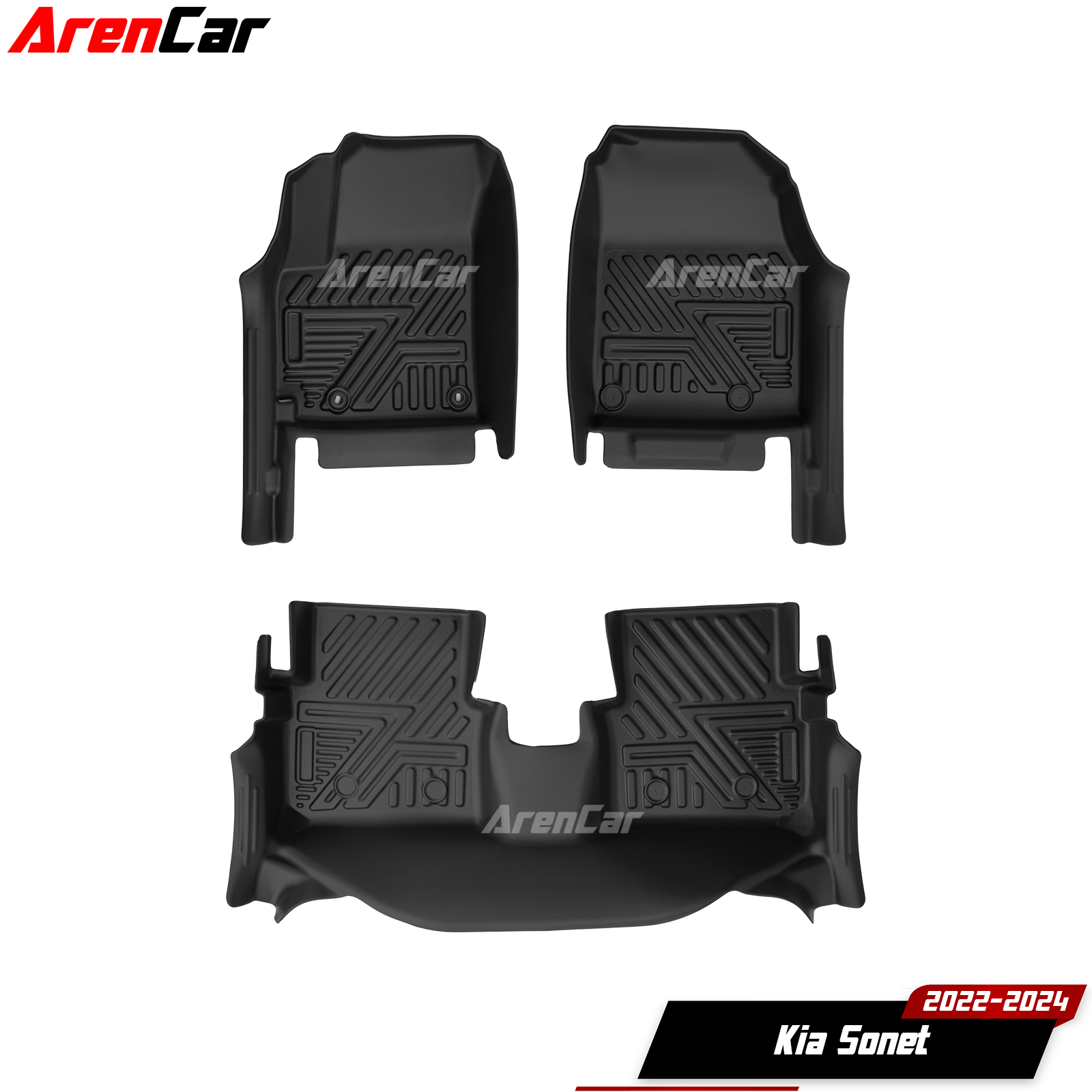 Thảm Lót Sàn Ô Tô TPE Nhựa Đúc Kia Sonet