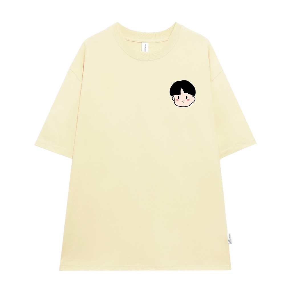 Áo thun cặp đôi cute form rộng unisex ATD1067 Miucho tay lỡ cổ tròn in artwork_thumbnail_8