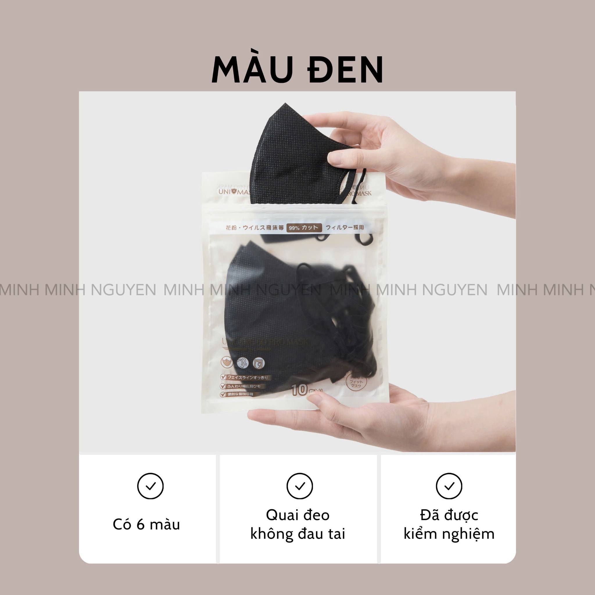 Thùng khẩu trang Unicare 6D Pro Mask 180C - Tặng Thêm 20c - FREESHIP_thumbnail_0