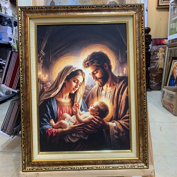 Tranh Gia Đình Thánh Gia cao cấp mẫu 19