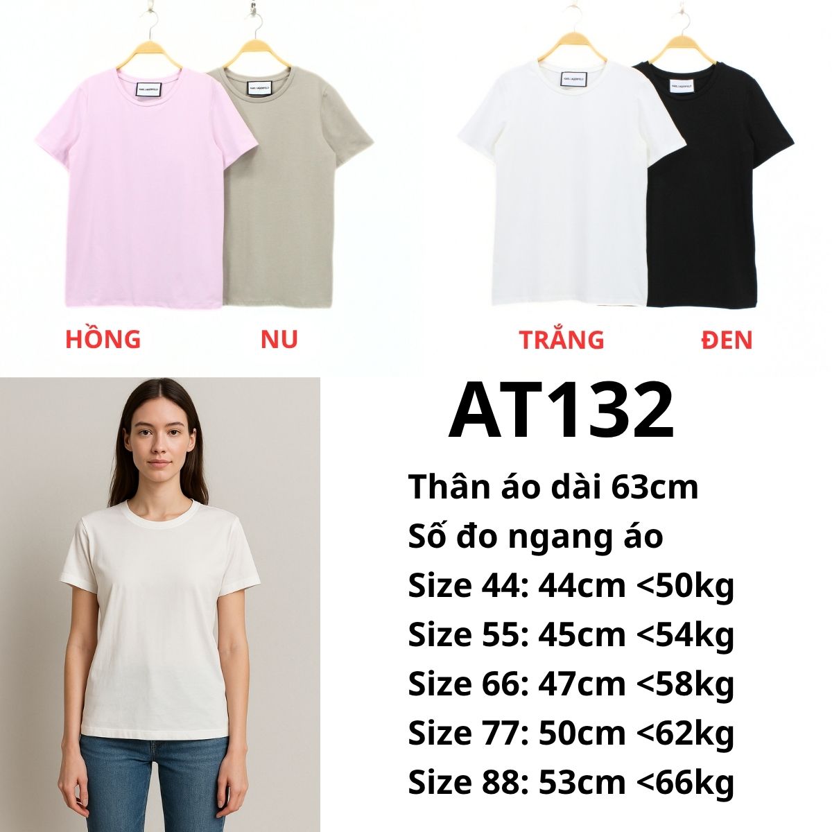 AT132- ÁO THUN KAL