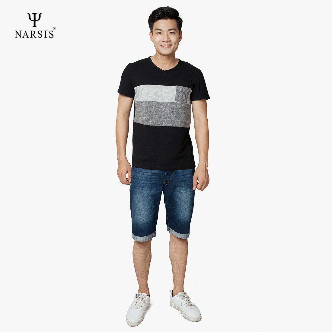 ÁO NAM NARSIS D8047 NARSIS CHẤT LIỆU THOÁNG MÁT, DỄ CHỊU, THOẢI MÁI CẢ NGÀY, DỄ VẬN ĐỘNG_thumbnail_2