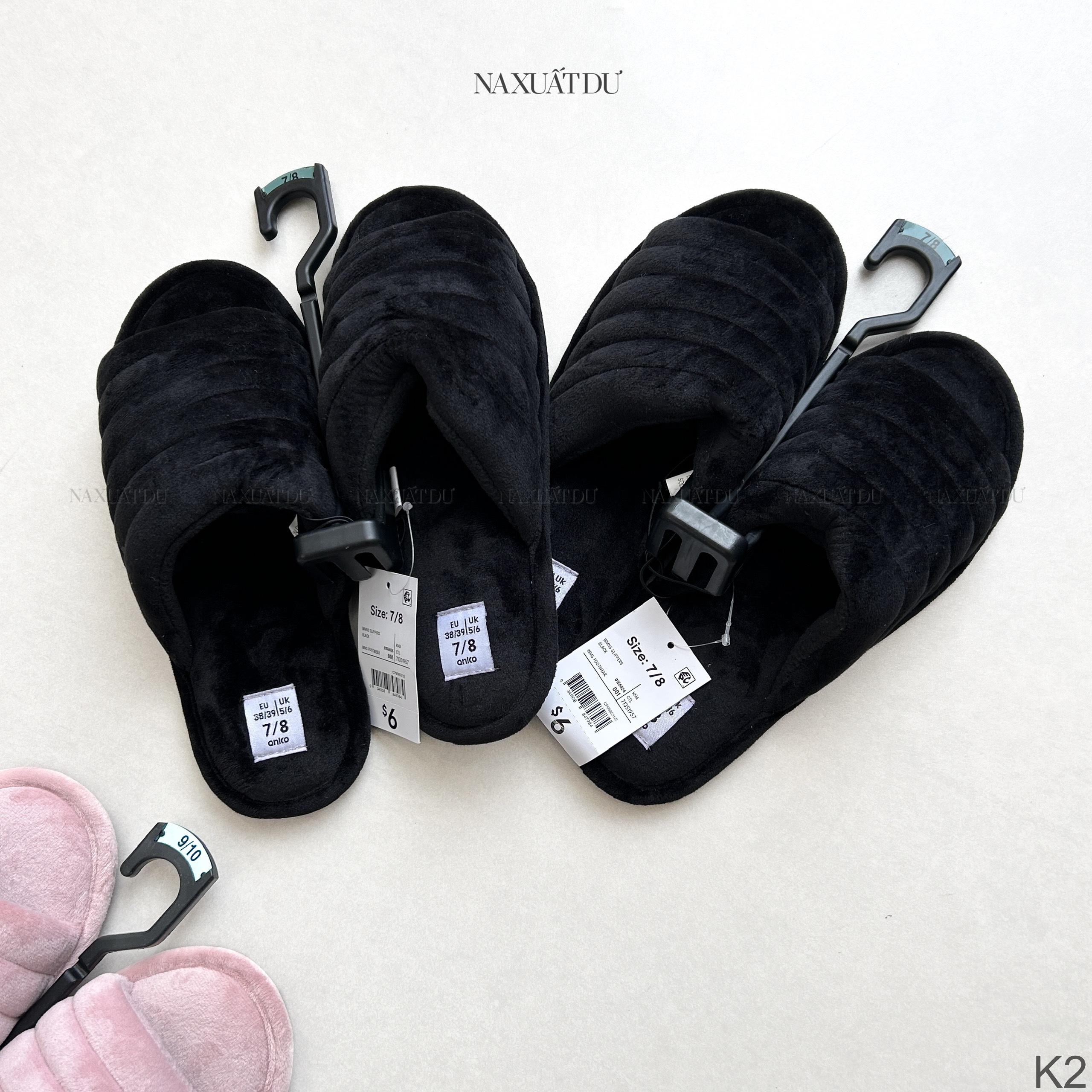 Set 2 đôi dép lông 