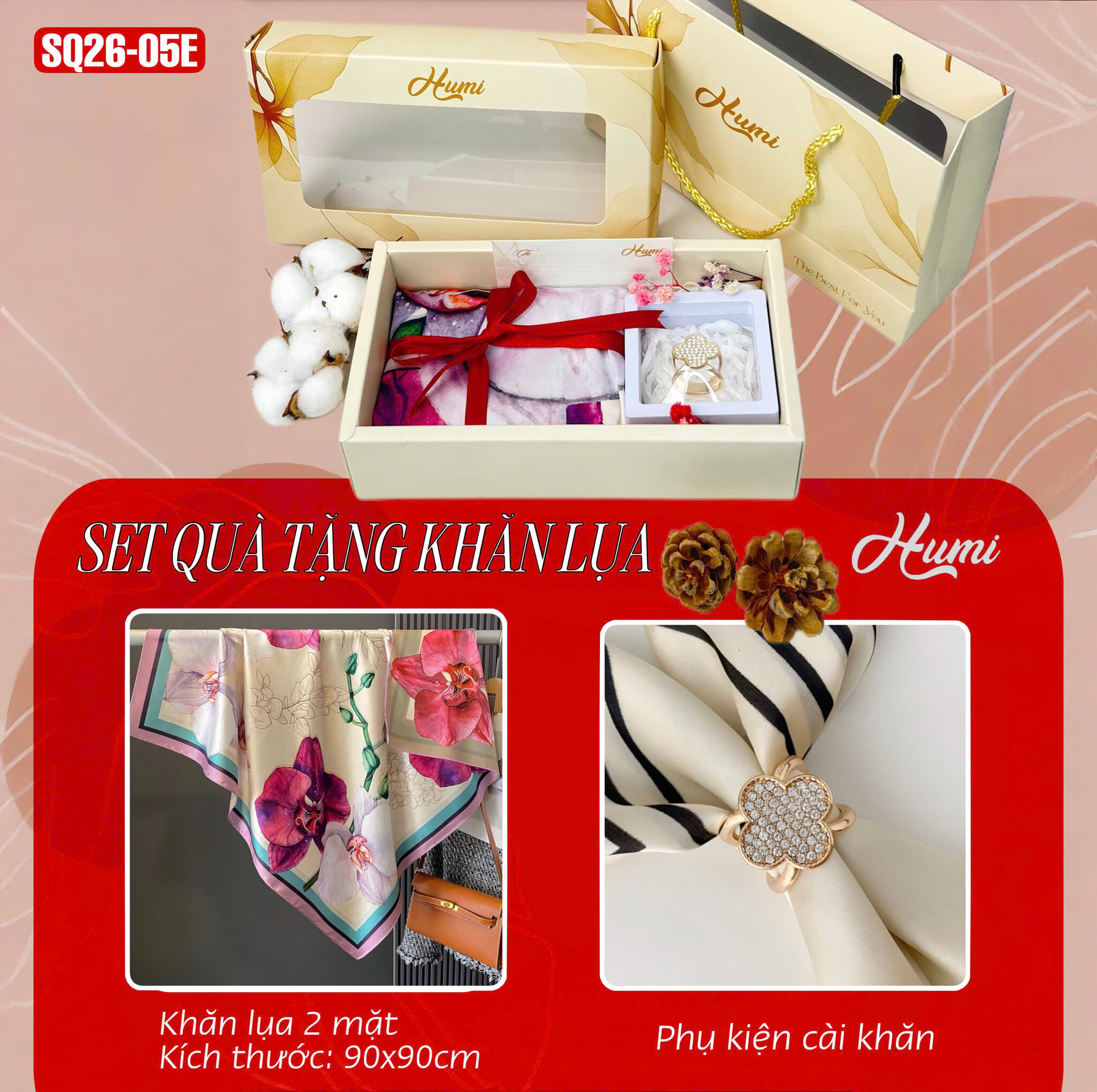 SET QUÀ KHĂN 90 (SQ26-05E)