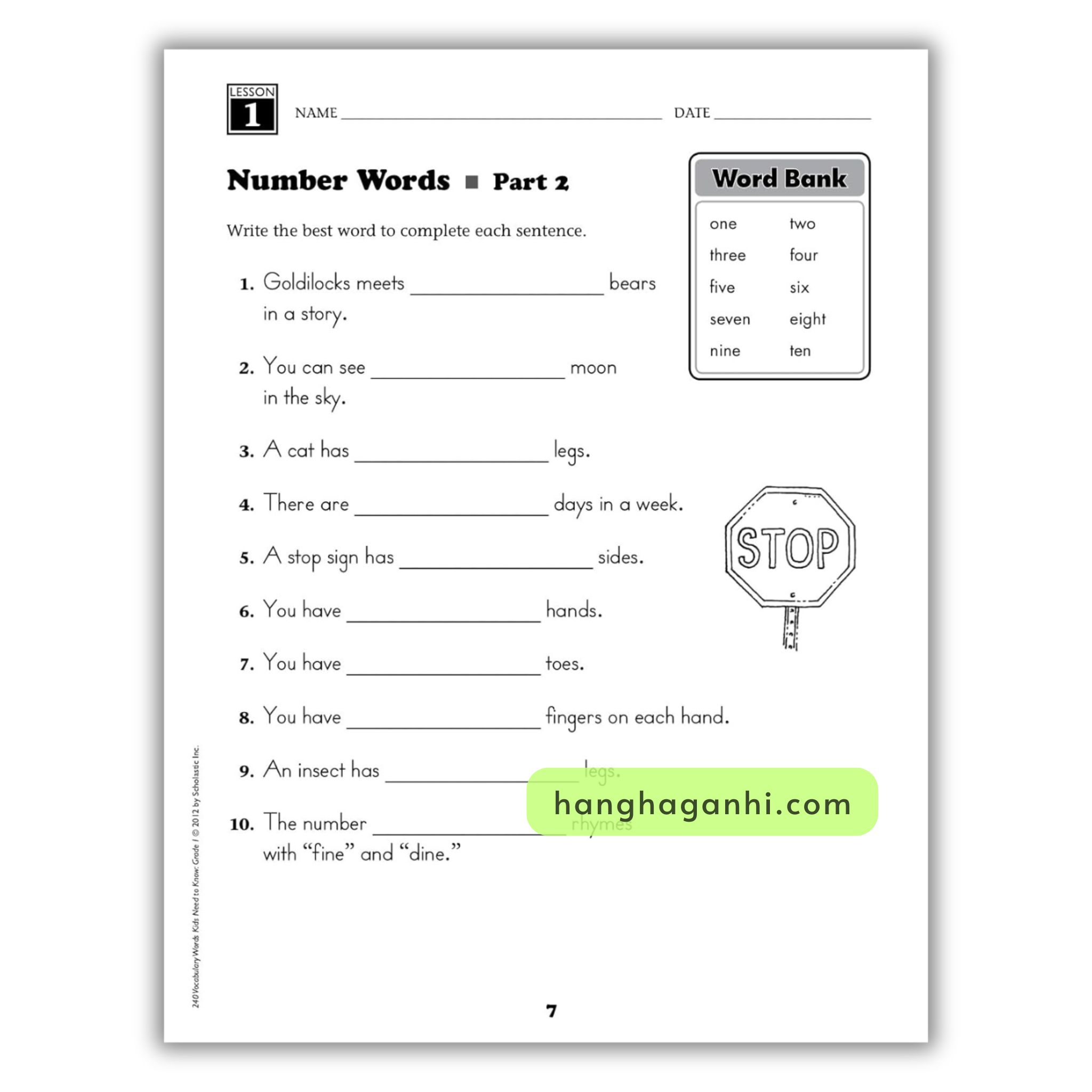 Sách 240 Vocabulary Words Kids Need To Know – Trọn bộ 6 cuốn_thumbnail_23