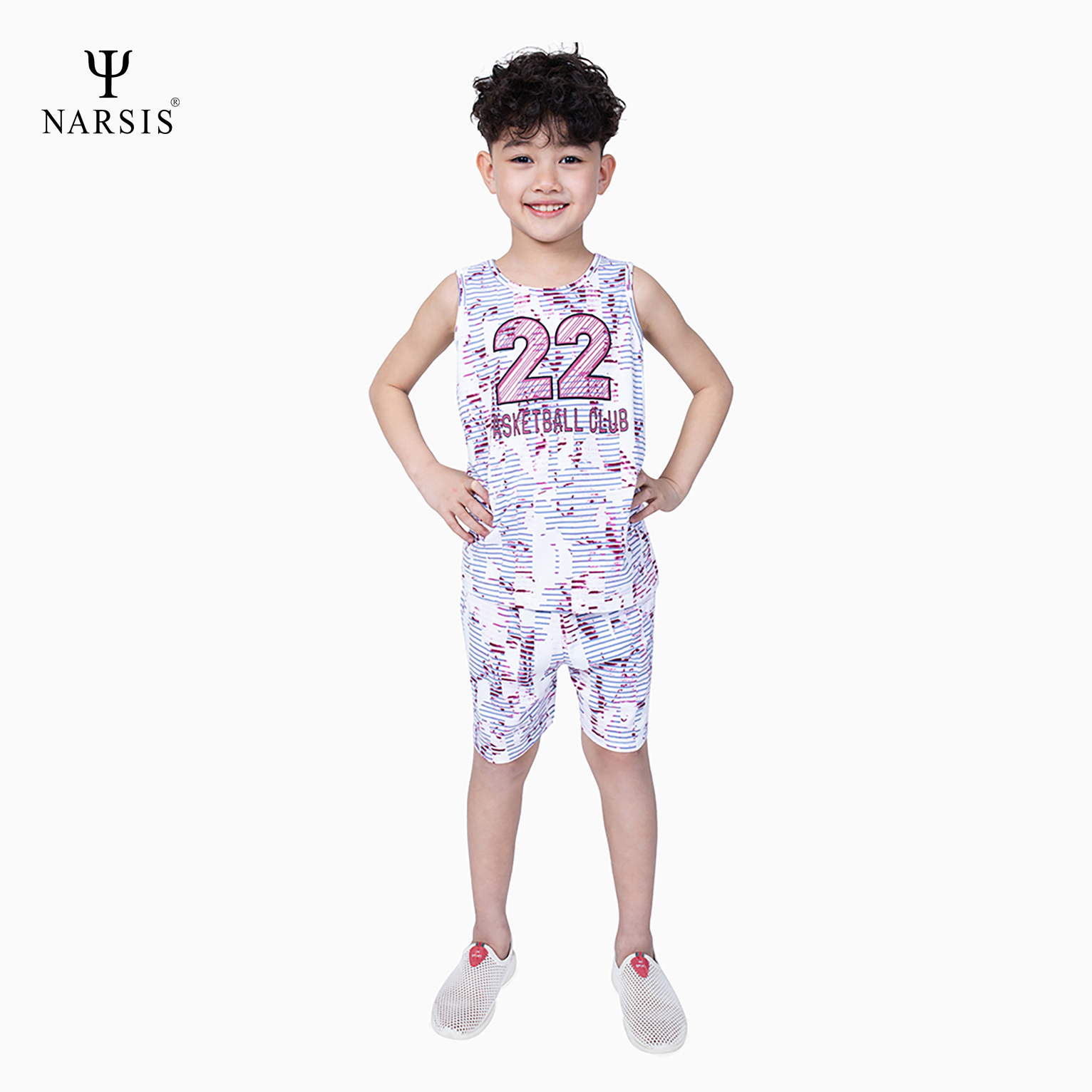 BỘ HÈ BÉ TRAI KE0011 NARSIS CHẤT LIỆU THOÁNG MÁT, DỄ CHỊU, THOẢI MÁI CẢ NGÀY, DỄ VẬN ĐỘNG_thumbnail_2