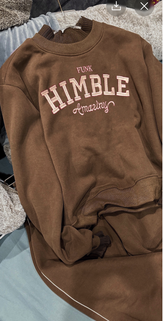 Set bộ nỉ chữ Himble - B20