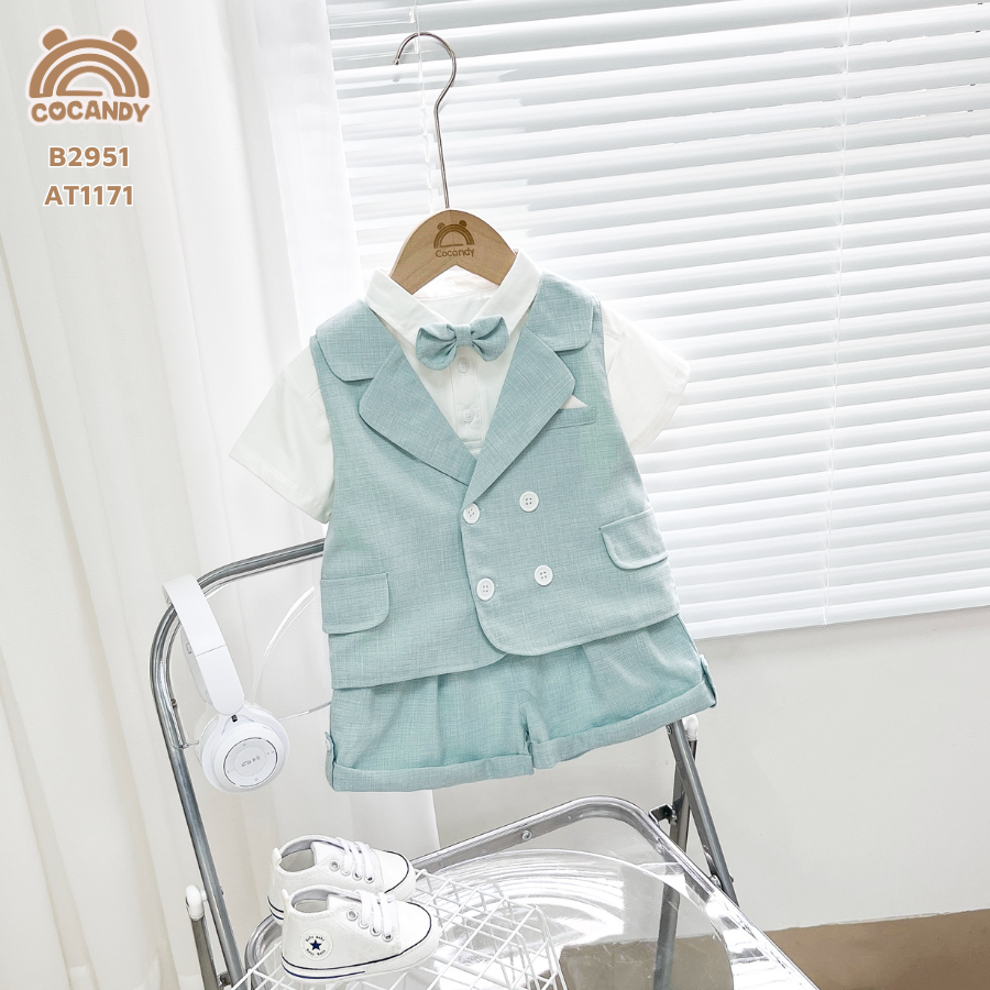 Bộ gile XANH MINT 4 cúc_thumbnail_1