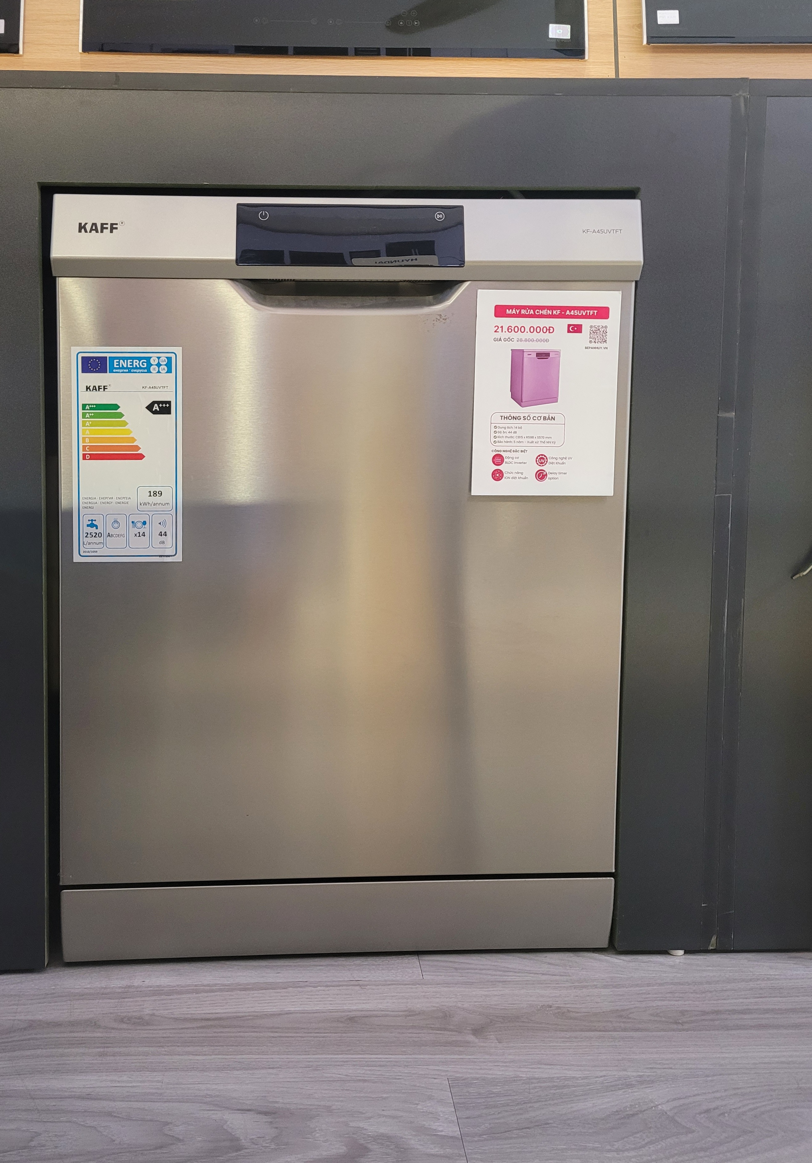 Máy rửa bát KF - A45UVTFT Trưng bày_thumbnail_2