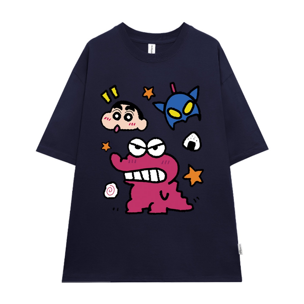 Áo thun nữ in hình Shin dễ thương form rộng ATD224 Miucho cotton spandex in Artwork_thumbnail_16