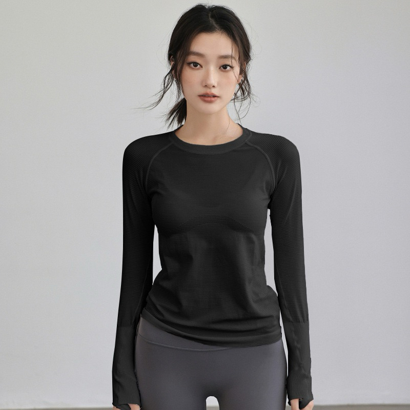 Áo Thun Thể Thao Tay Dài Cổ Tròn Dáng Ôm Body_thumbnail_1