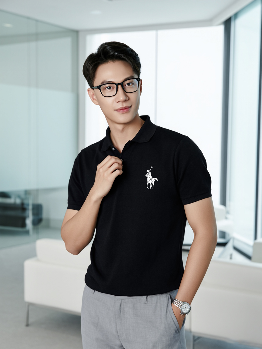 Áo polo nam cao cấp form vừa 2193 Miucho Iconic vải cá sấu polyester co giãn thoáng mát in artwork_thumbnail_3