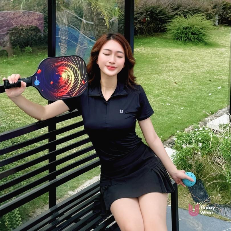 Áo thể thao cổ polo nữ Lia Top