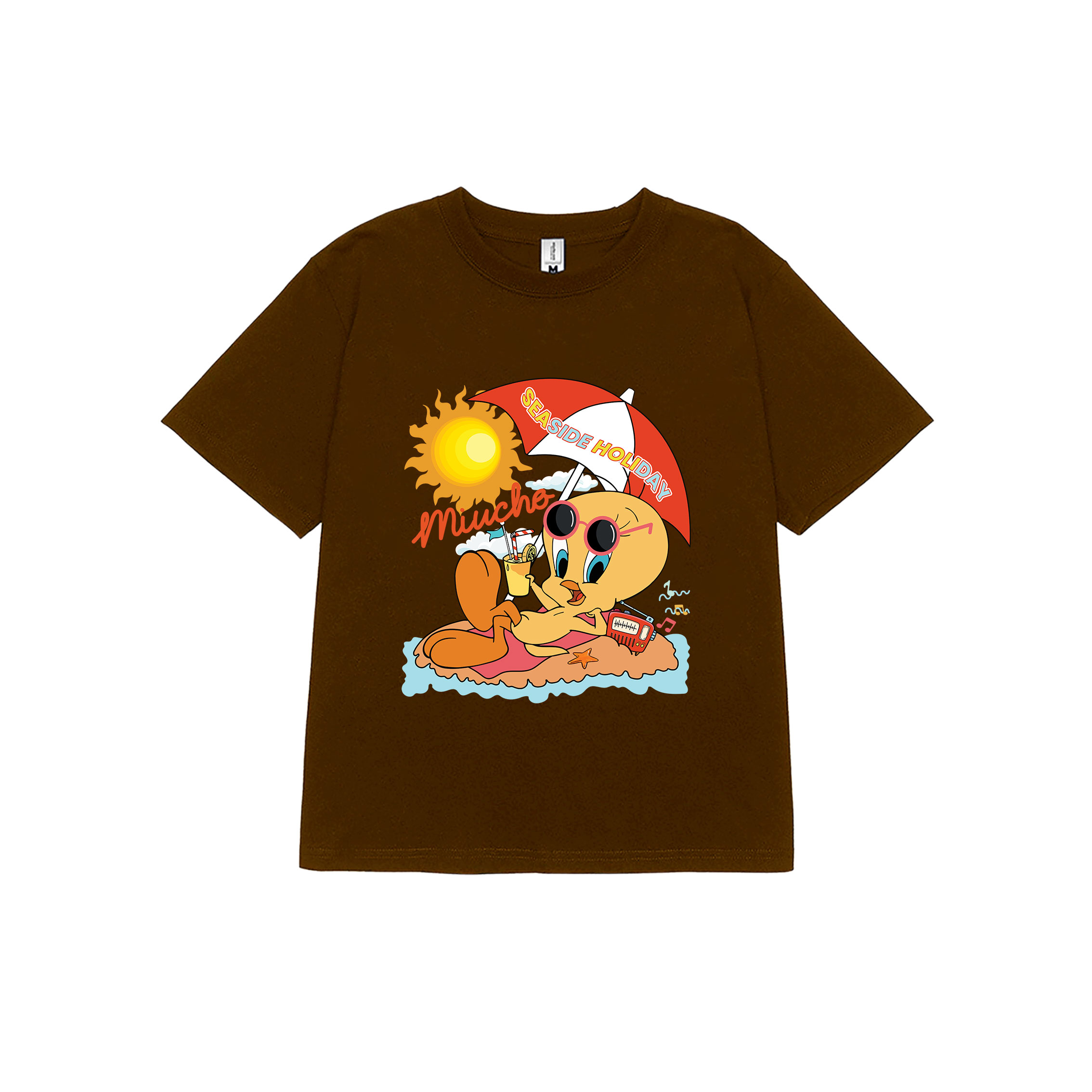 Áo thun baby tee form ôm dễ thương mùa hè ABD1051 Miucho tay ngắn Cổ tròn hotrend in artwork_thumbnail_6
