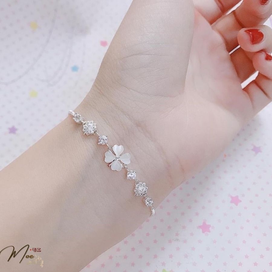 LT93 - Lắc tay cỏ 4 lá thạch anh dây rút_thumbnail_5