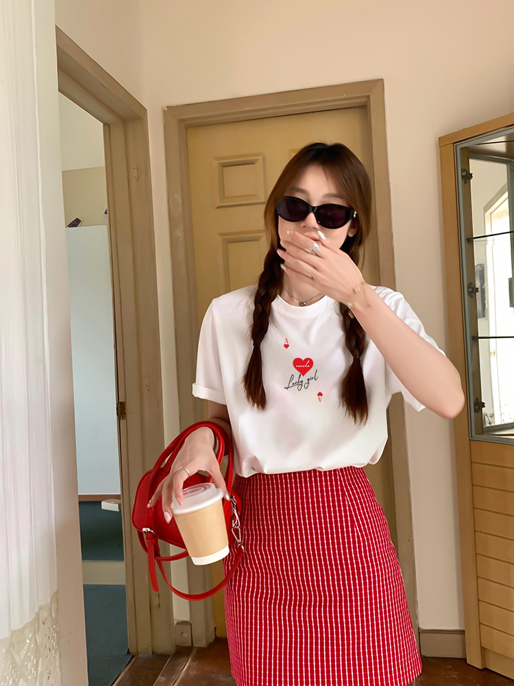 Áo thun nữ tết form vừa regular vải cotton 4c thoáng mát 1806 Miucho in basic_thumbnail_3