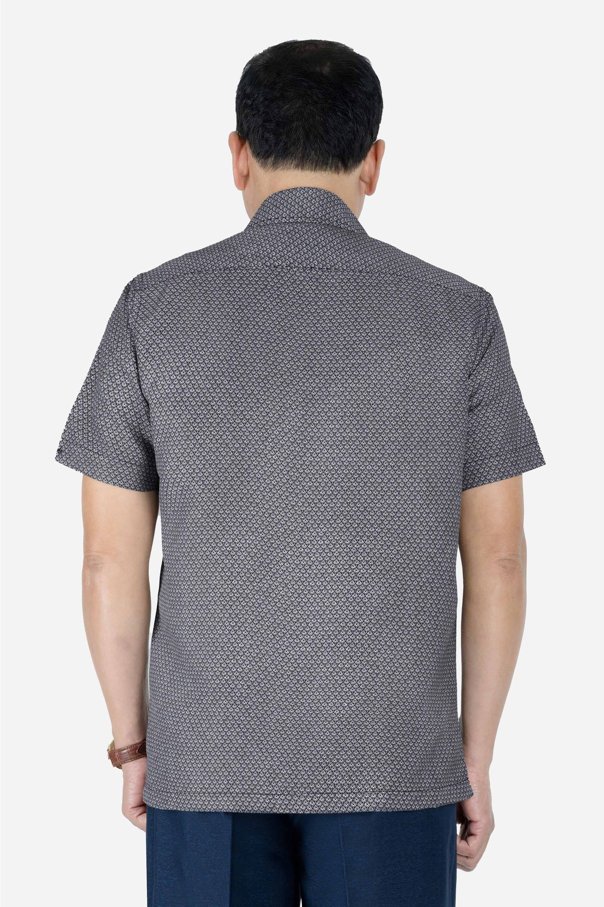 Sơ Mi Họa Tiết Nam Trung Niên ANCHI Chất Liệu Cotton Phom Suông Vạt Ngang Màu Cổ Vịt_thumbnail_42