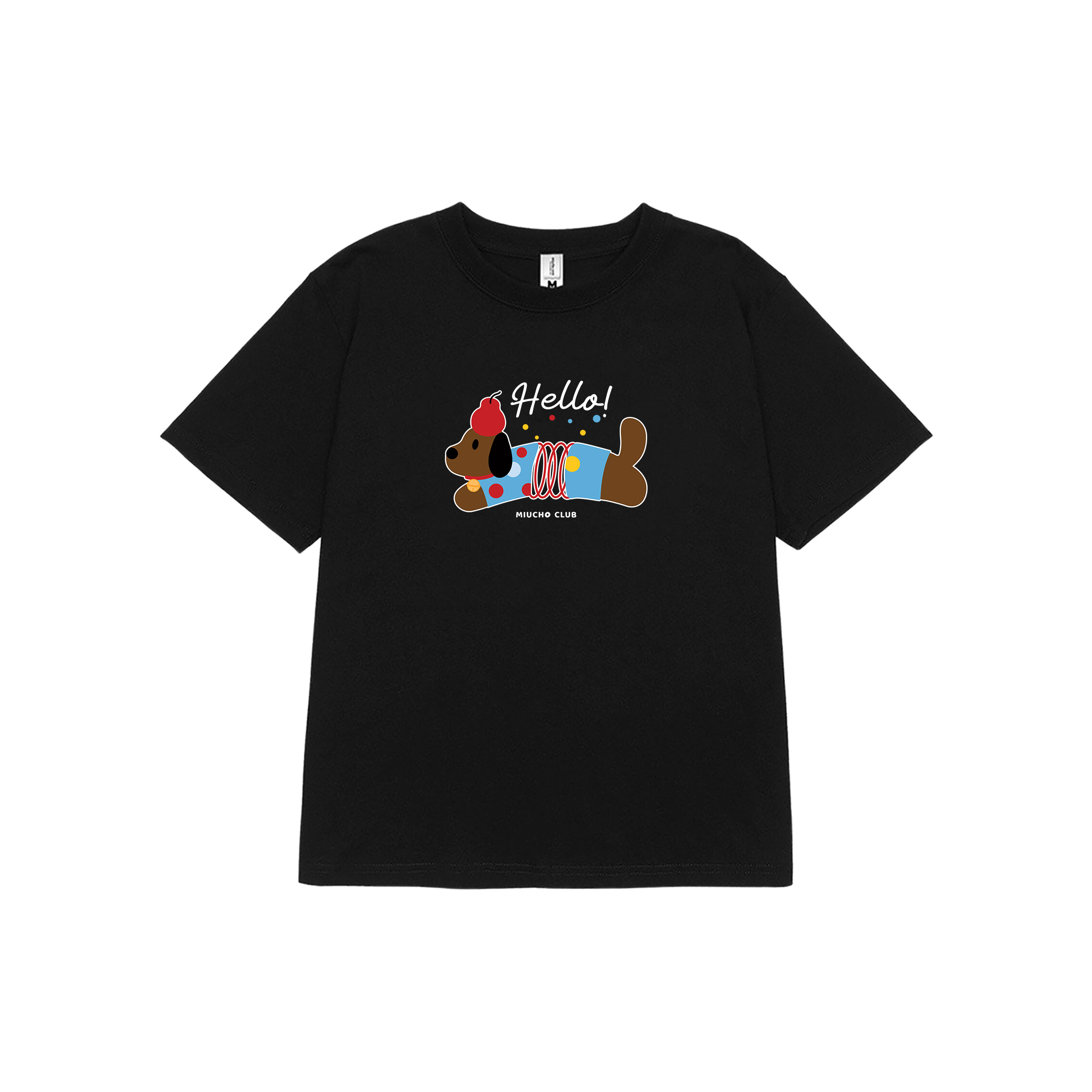 Áo baby tee in hình dễ thương ABD2454 Miucho vải cotton 4c thoáng mát cổ tròn in mix