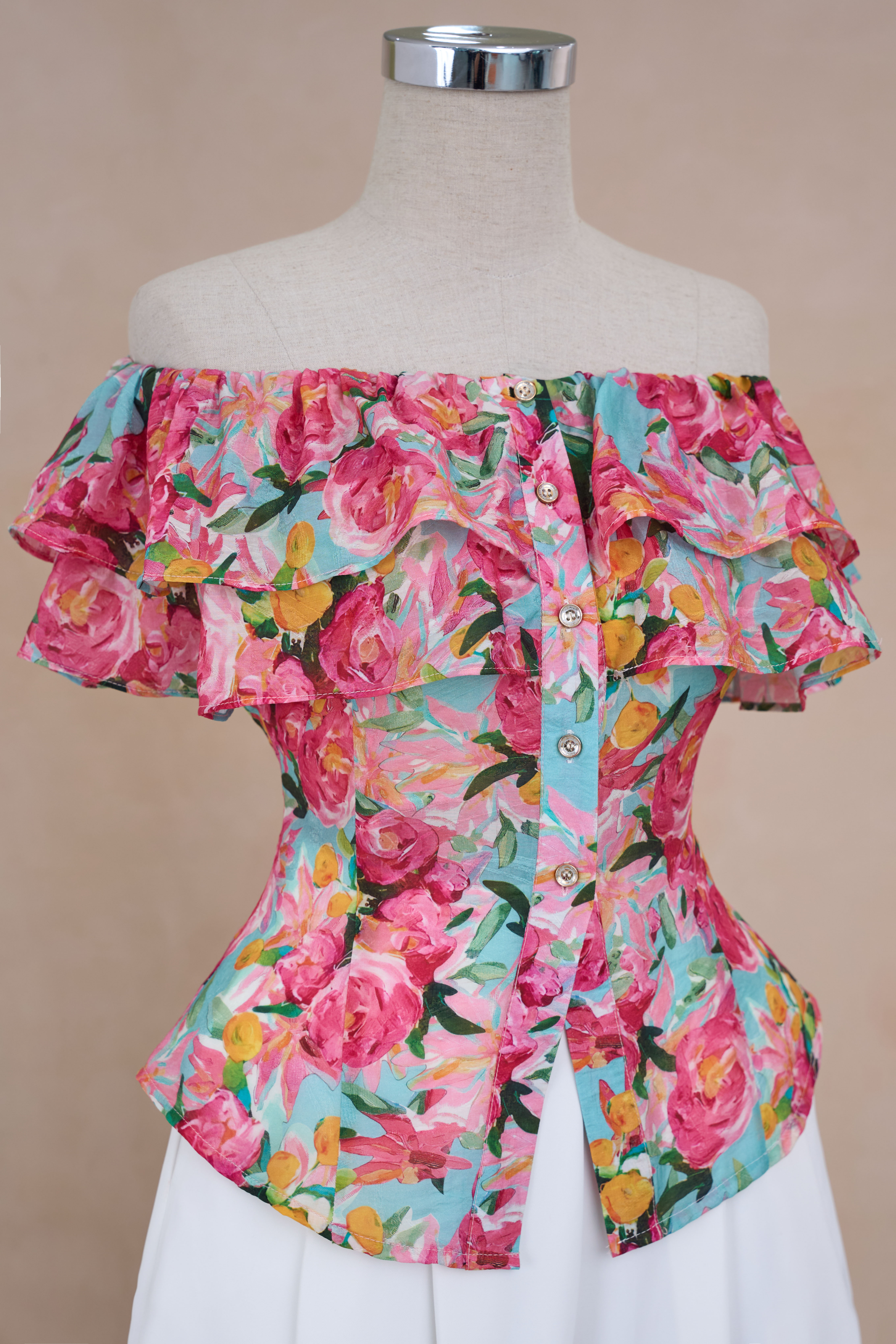 Áo PL Tơ Hoa Trễ Vai_thumbnail_3