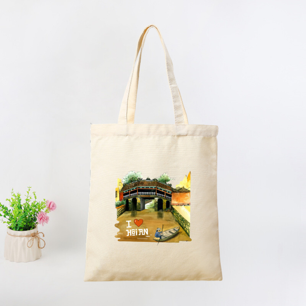 Túi tote vải canvas BST Tôi yêu Việt Nam có khoá kéo và ngăn phụ đi học, đi chơi - 𝐖𝐞 𝐓𝐞𝐞 TOTE10_thumbnail_16