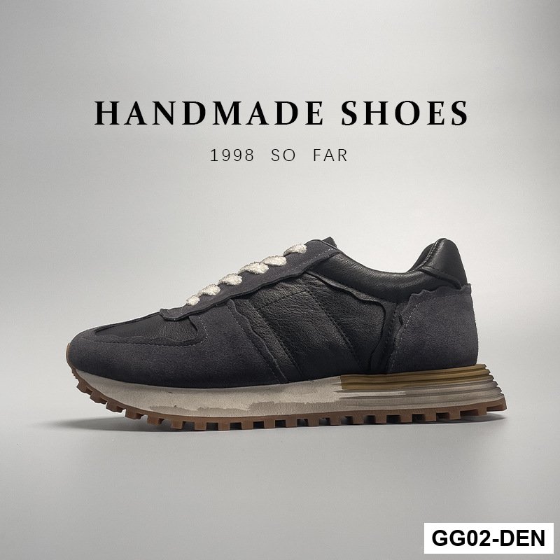 GG02 - Giày nam da thật thoáng khí cổ điển