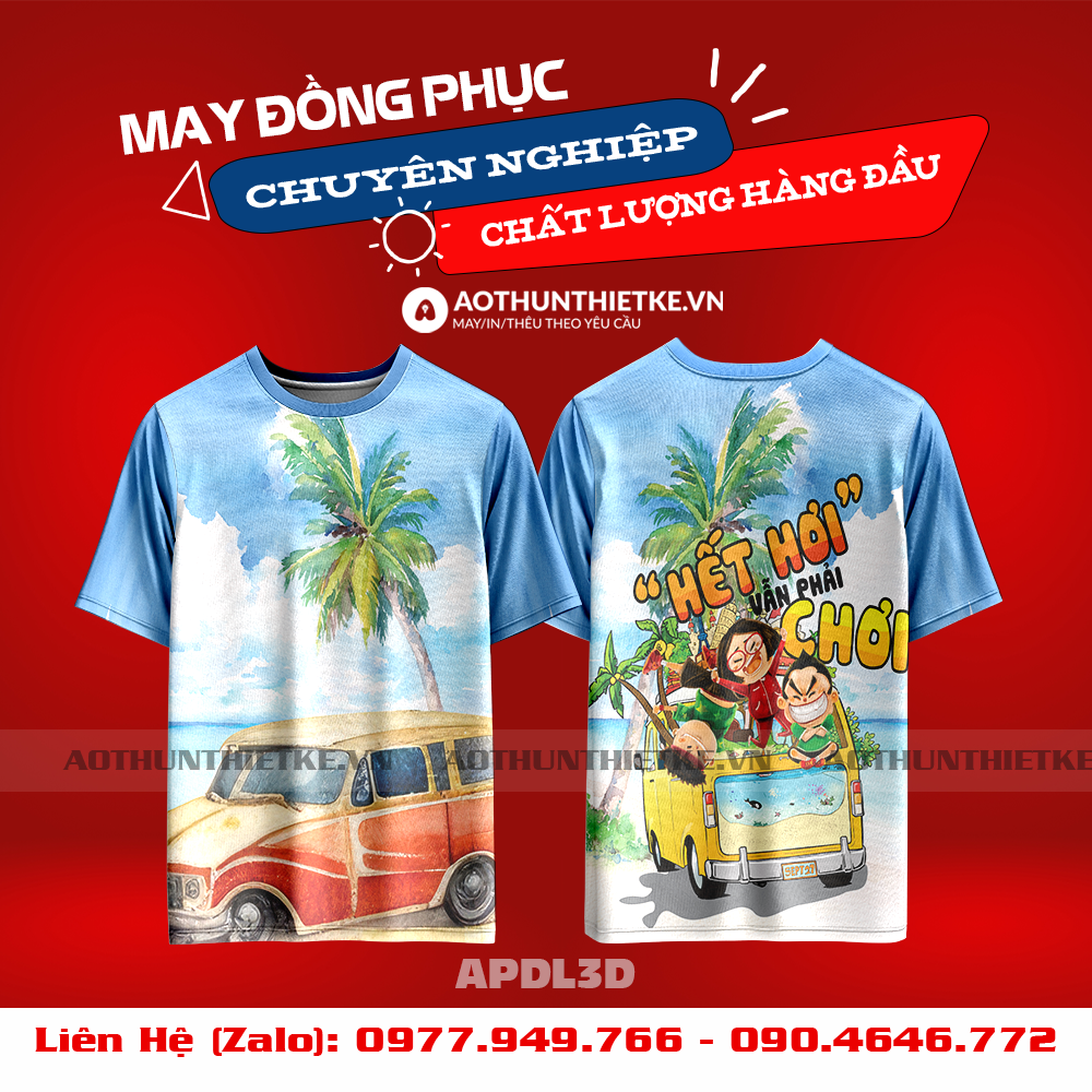 Áo Phông Du Lịch 3D-TK68
