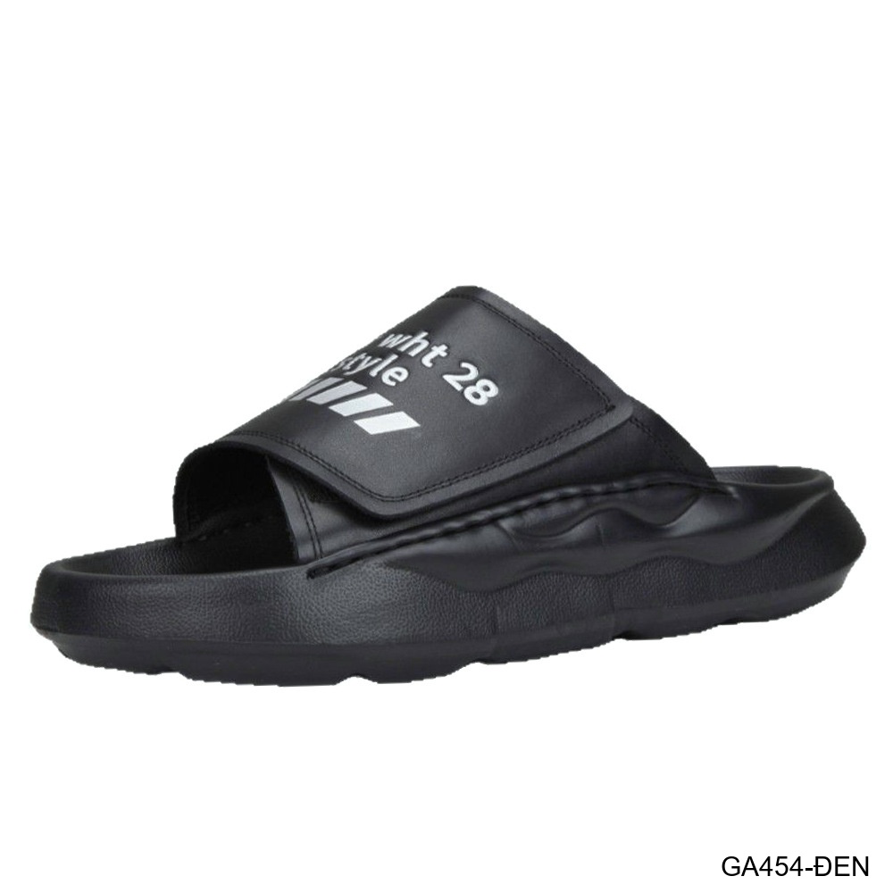 GA454 - Dép xỏ ngón nam thời trang đế dày êm chân, da bò lớp đầu, trắng đen_thumbnail_15
