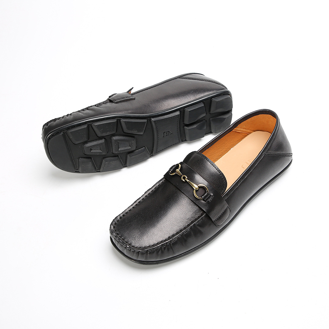 Giày Nam GD99 – Giày Lười Một Chân Da Bò Lớp 1, Mũi Len Kiểu Anh 2025_thumbnail_3