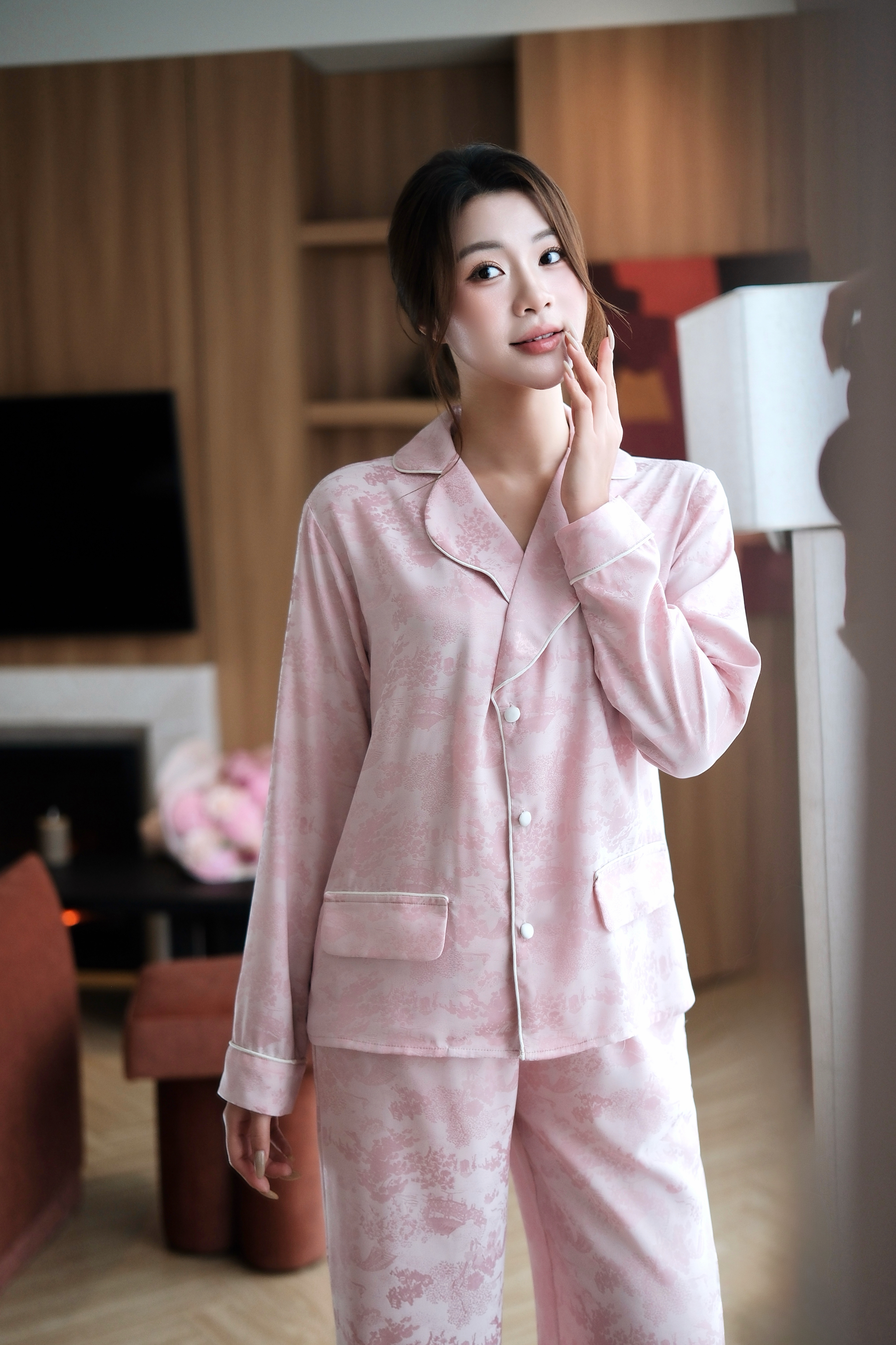 Bộ Gấm Áo Dài Tay, Quần Dài BN650_thumbnail_6