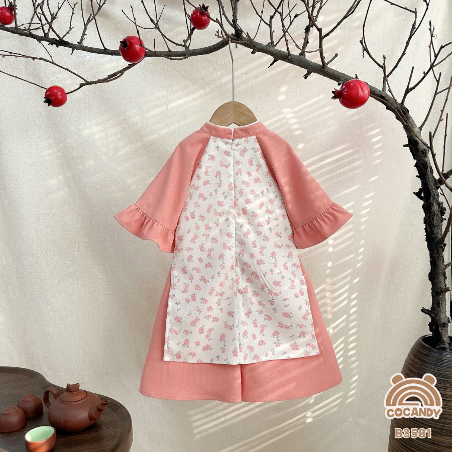 Bộ áo dài HỒNG Uyển Vy_thumbnail_1