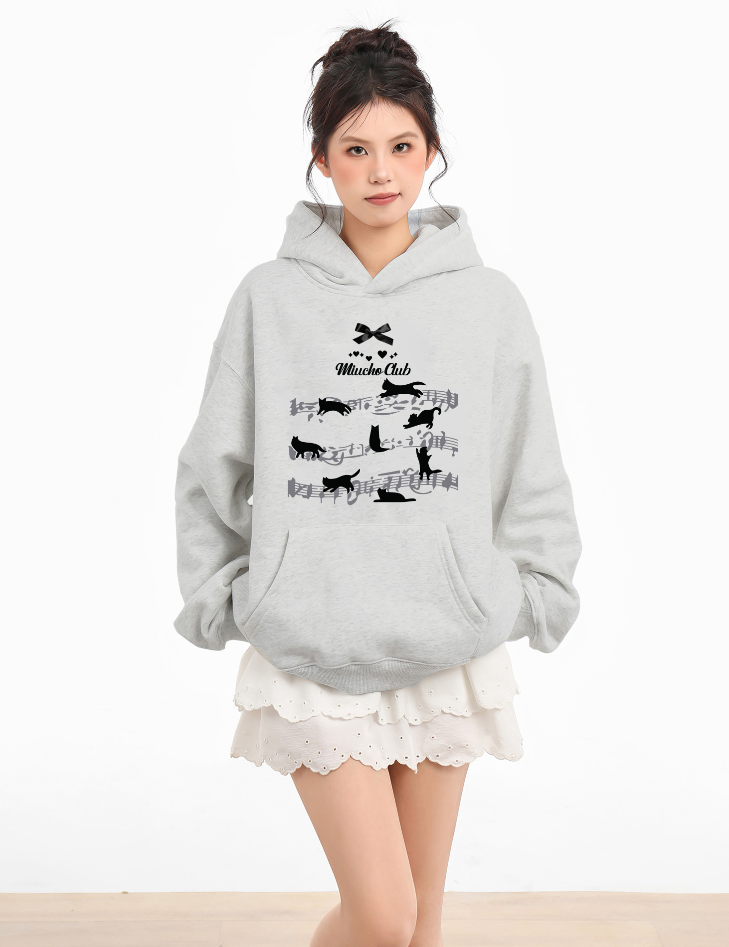 Áo hoodie nữ form rộng local brand HDD1618 Miucho vải nỉ chân cua dày dặn mũ tròn in artwork_thumbnail_4