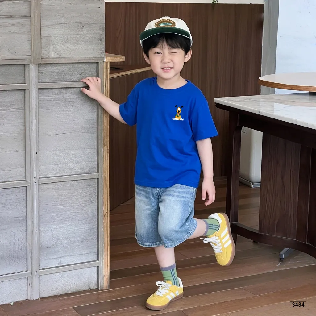 Áo thun bé trai bé gái hoạt hình thoáng mát thoải mái Kado 3484_thumbnail_5