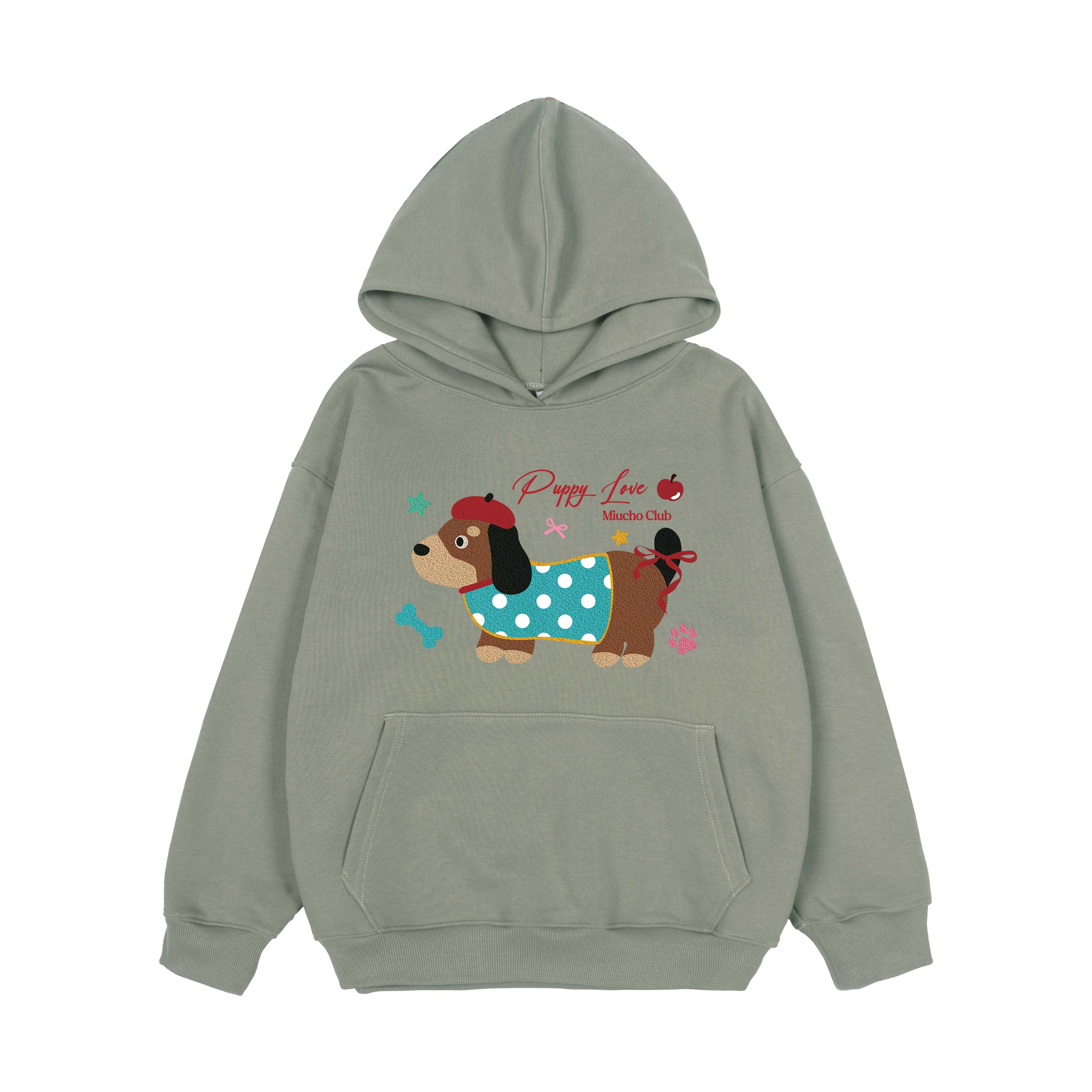 Áo hoodie nữ form rộng dày dặn vải nỉ chân cua HDD1638 Miucho in mix_thumbnail_12