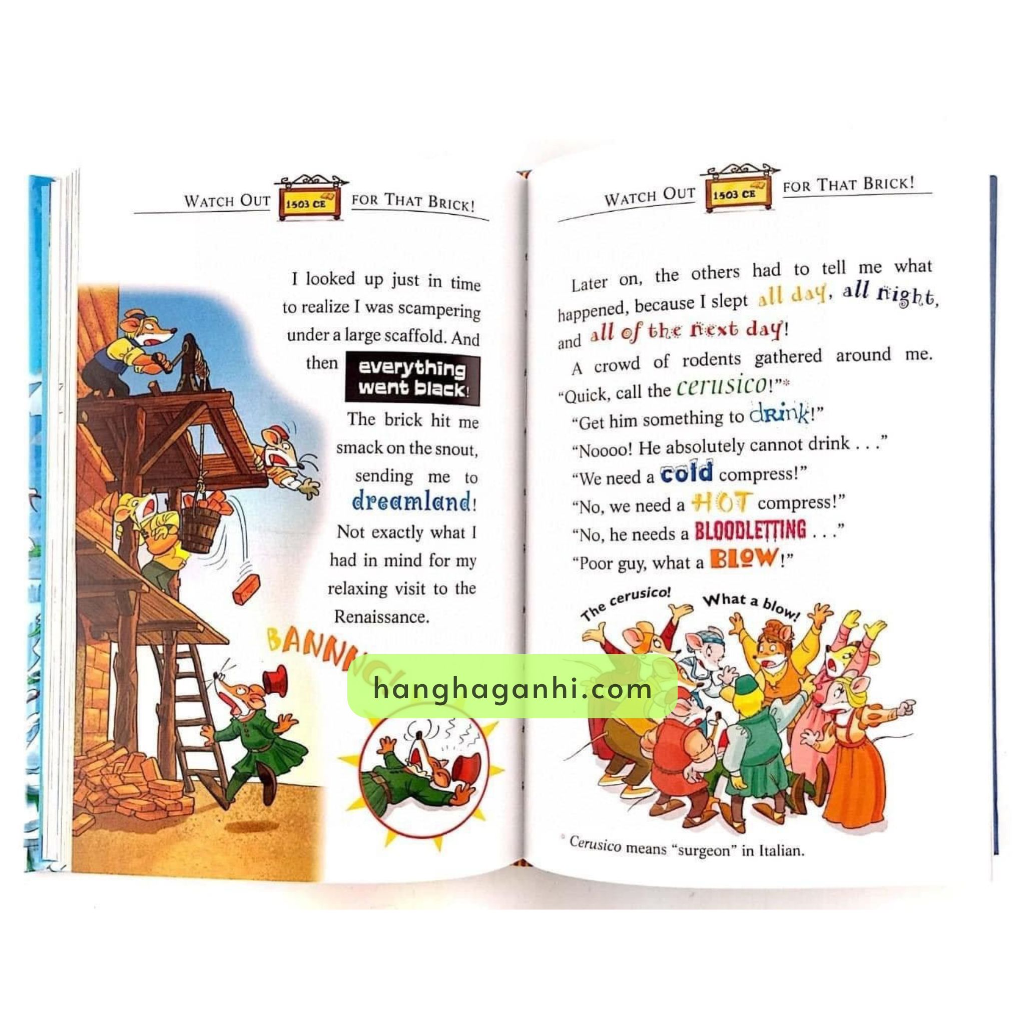 Geronimo Stilton- Bộ 8 cuốn sách Tiếng Anh nhập khẩu_thumbnail_8