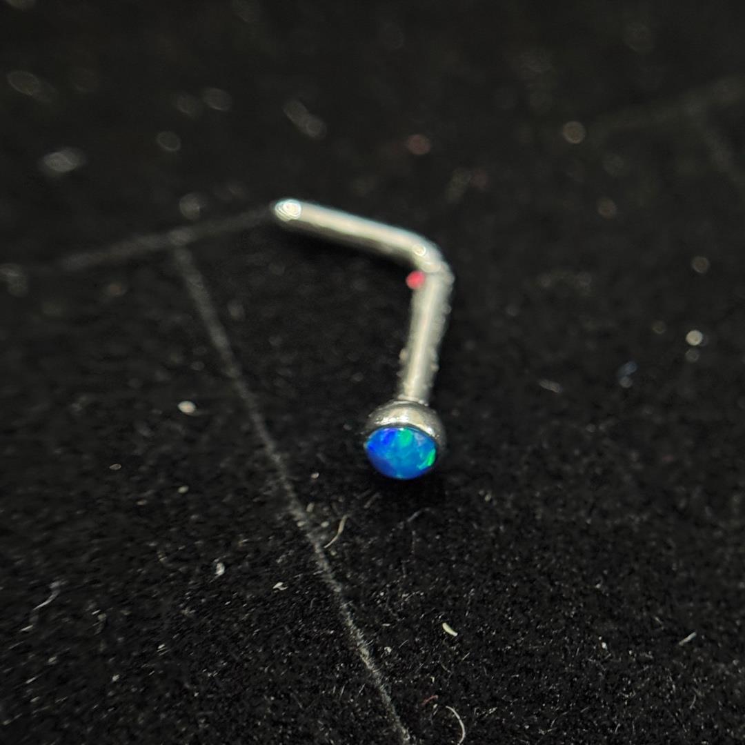 mũi L opal xanh dương size 2 thân 1mm.