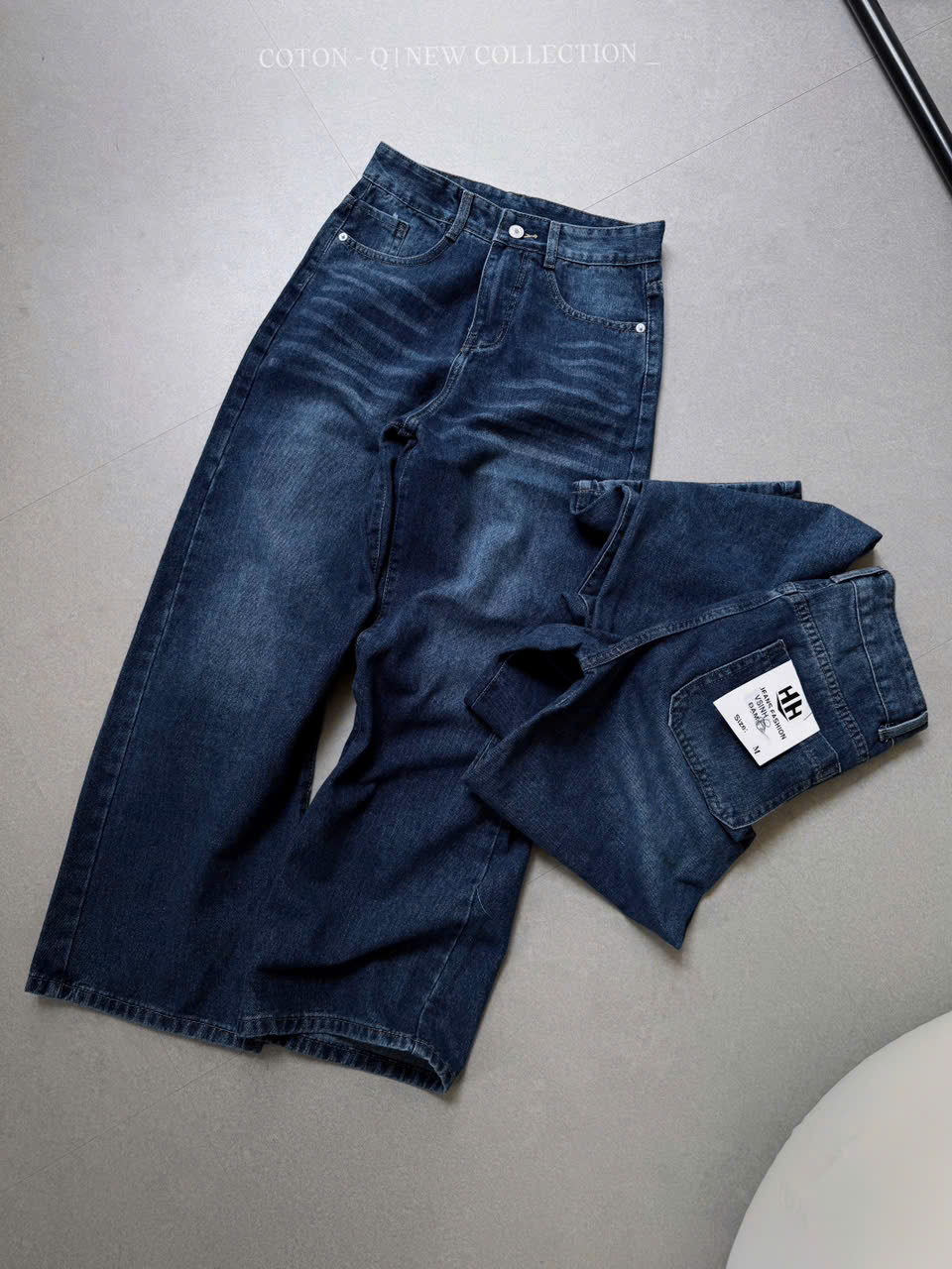 HQ48 Quần jean suông