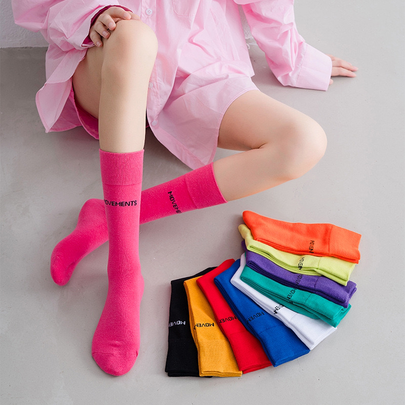Vớ Yoga Nữ Cổ Cao, Tất Thể Thao Nữ Cotton Thoáng Mát Co Dãn, Vớ Nữ Cổ Cao Yoga Cao Cấp_thumbnail_3