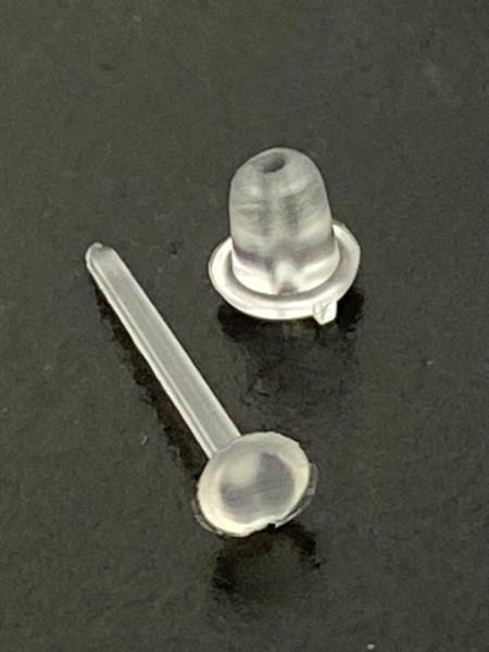 combo 5 khuyên nhựa thân thẳng size nhỏ 3mm 