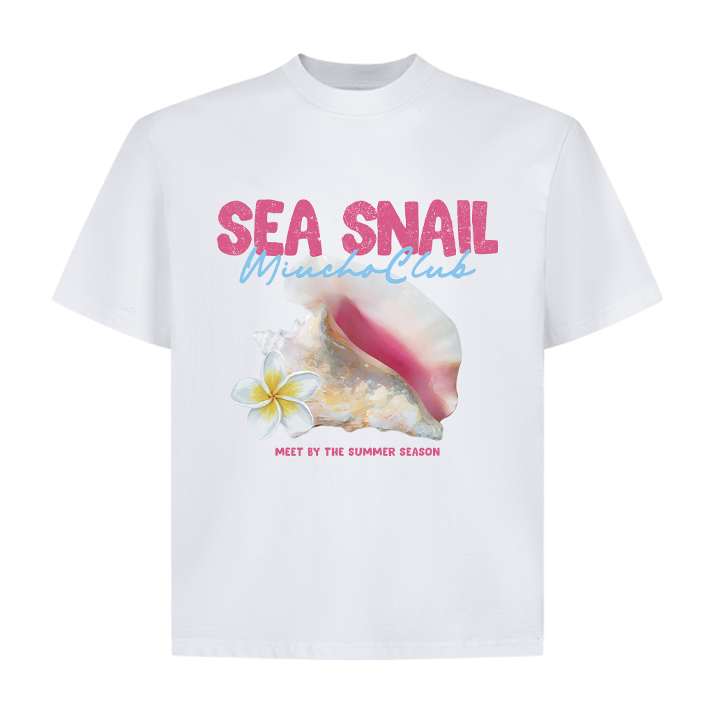 Áo thun boxy hè biển 2235 Miucho cổ tròn chất vải cotton 2c 250gsm đứng form dày dặn in mix_thumbnail_5