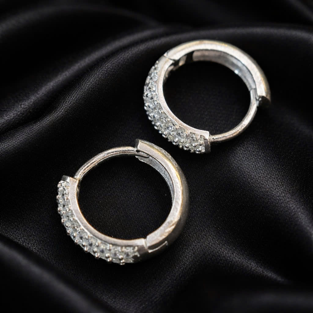 Khuyên vòng bạc nửa vòng đá-10 mm-2 mm_thumbnail_3