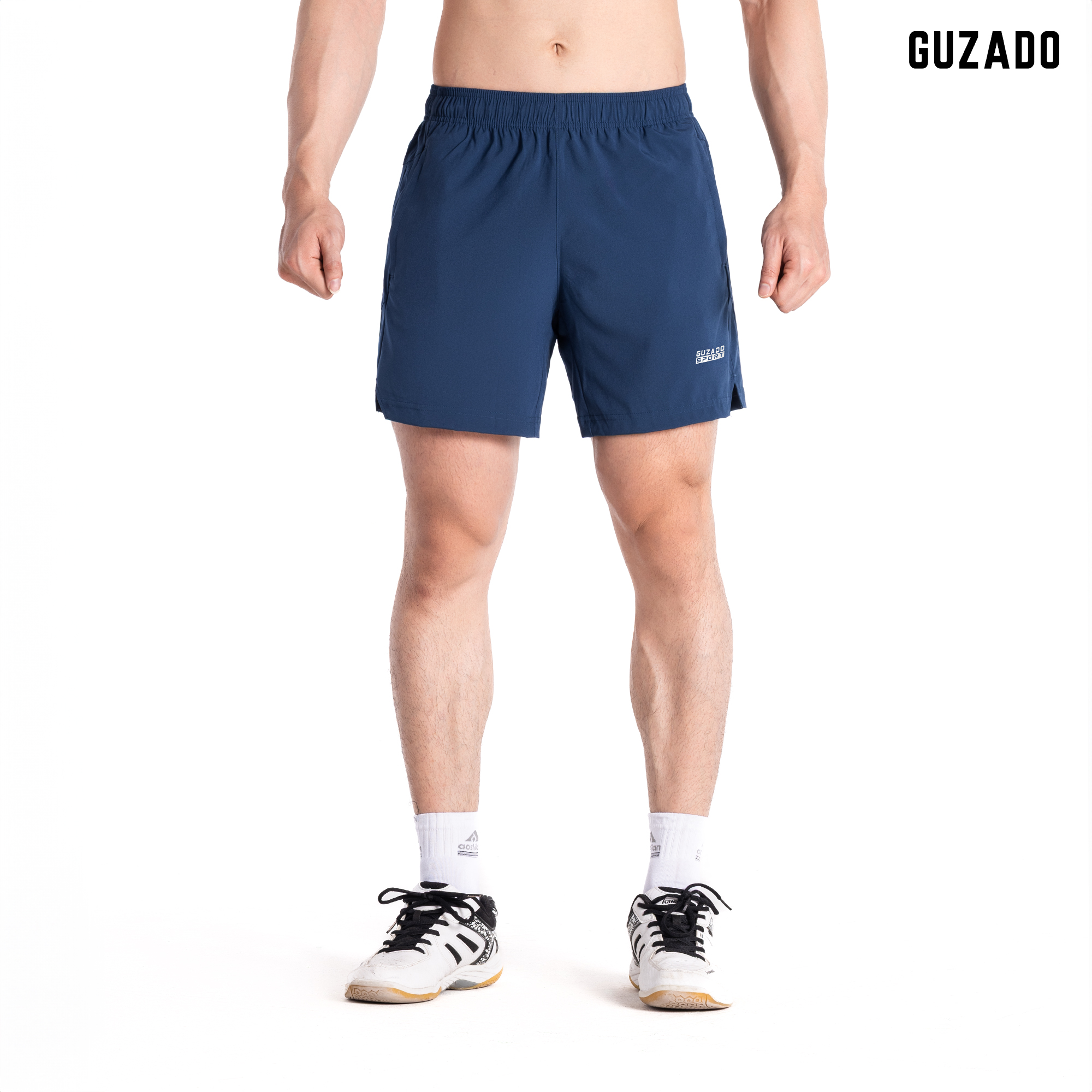 Quần Run GUZADO Quần Tập Gym, Chạy Bộ, Chất Gió Mềm Mịn GSR11