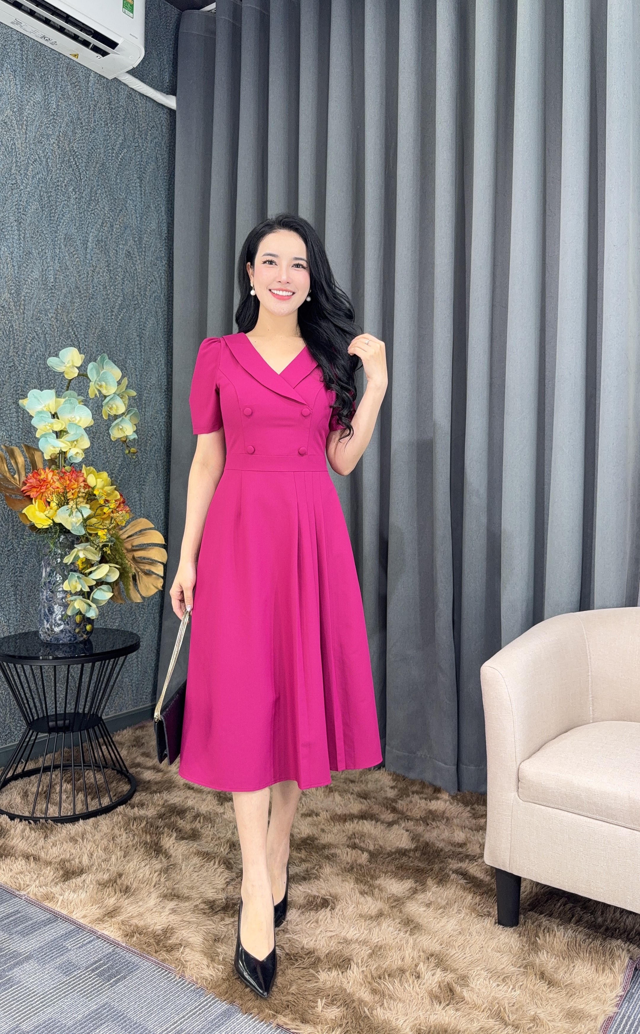 Đầm xòe - Y2039 - Thương hiệu Zonbig