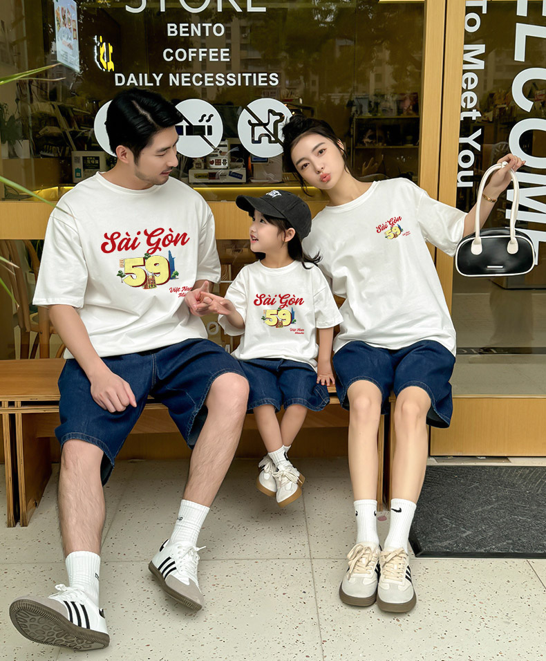 Áo thun nữ du lịch Sài Gòn form vừa regular thoáng mát ARD1282 Miucho Chic in mix_thumbnail_3