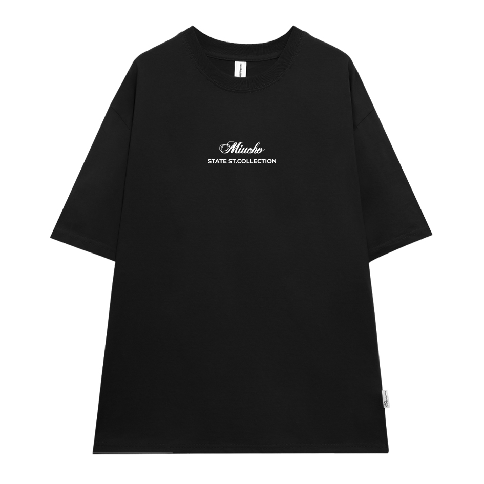 Áo thun nam form rộng ATD288 Miucho Man cotton cổ tròn in typography_thumbnail_9